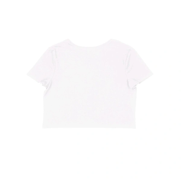 Crop Top In White Colour for Girls - White, S