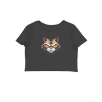 Crop Top In Black Colour - Black, S