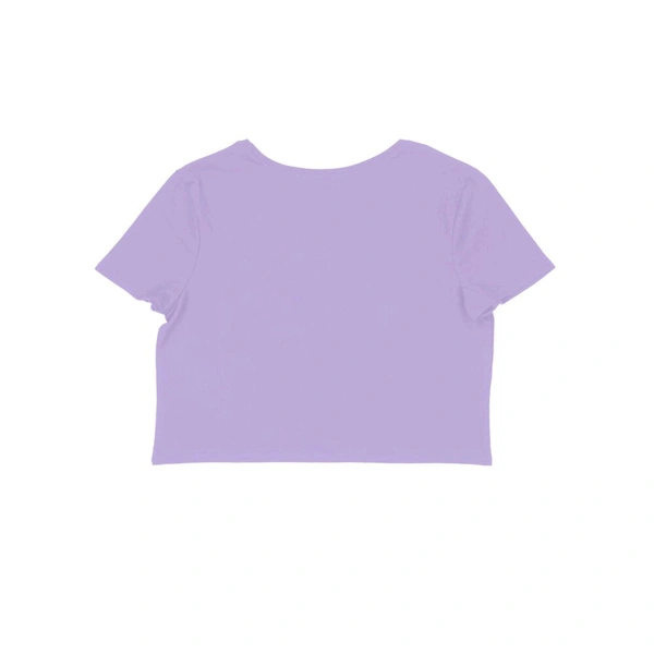 Crop Top In Helitropi Colour  - Heliotrope, XL