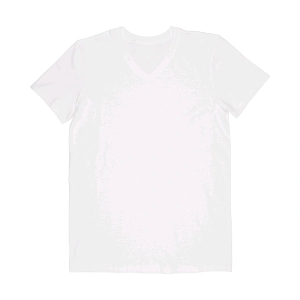 Pain V Neck T-Shirt  In White Colour for men  - White, M