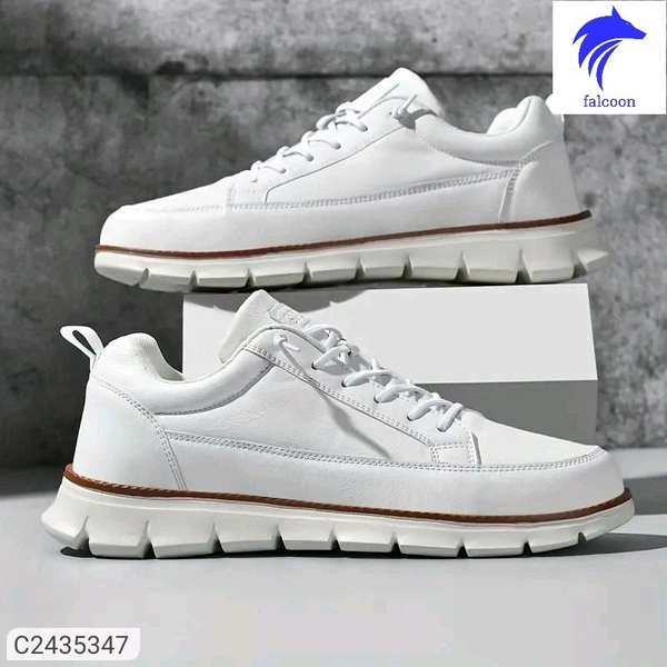 Comfortable Shoes For Men's  - White, 8