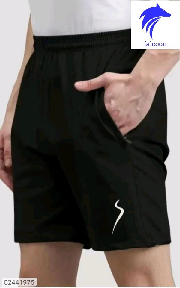 Combo Of 4 Strecheble Shorts Of Men - Black, M