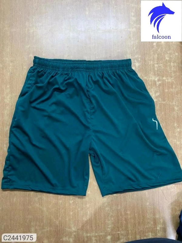 Combo Of 4 Strecheble Shorts Of Men - Black, M