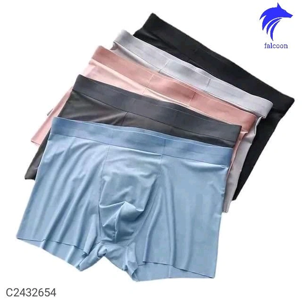 Men's  Innerwear Shorts Combo Of 5 - Cornflower Blue, S