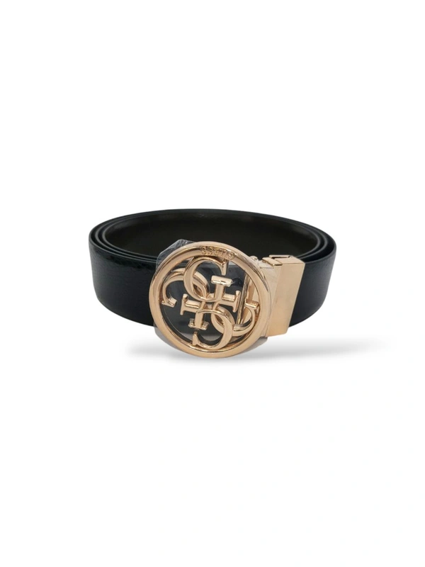 GUCCI Italian Leather Reversible Belt For Men - Gold