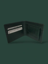 Arosoft men's faux leather wallet  - Green