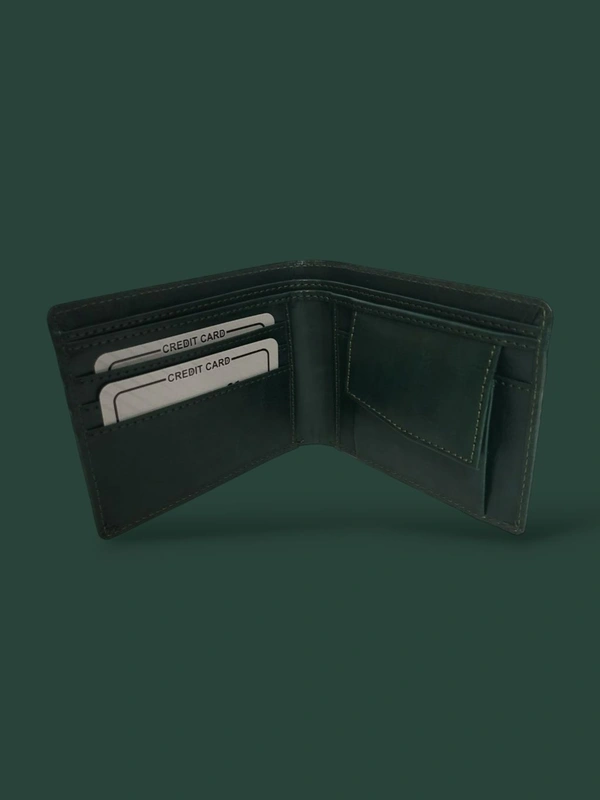 Arosoft men's faux leather wallet  - Green