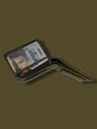 AROSOFT MEN'S ORIGINAL LEATHER WALLET - Olive