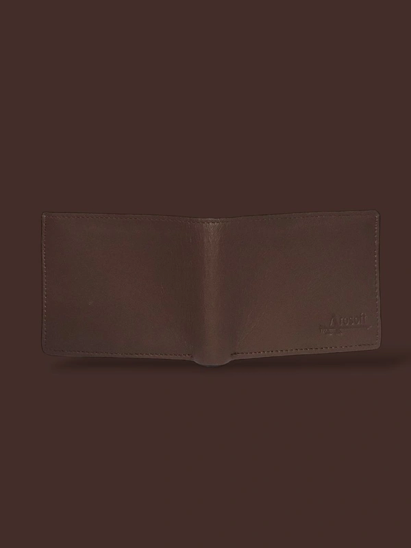 AROSOFT MEN'S ORIGINAL LEATHER WALLET - Dark brown