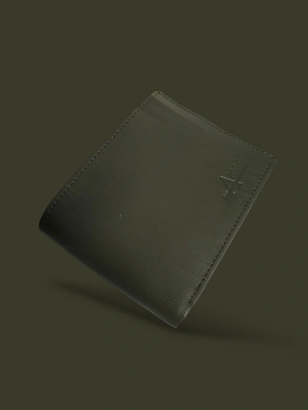 AROSOFT MEN'S ORIGINAL LEATHER WALLET - Lunar Green