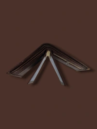 LEECOOPER MEN'S LEATHER WALLET - Brown