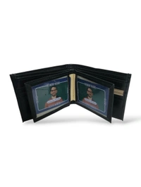 LEECOOPER MEN'S LEATHER WALLET - Black