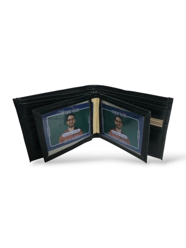 LEECOOPER MEN'S LEATHER WALLET - Black