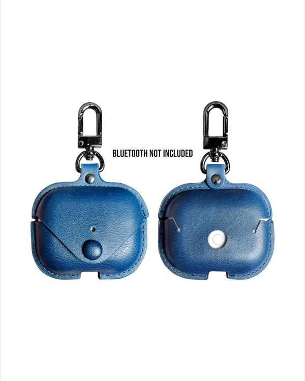 Airpods Pro leather Cover Case - Blue