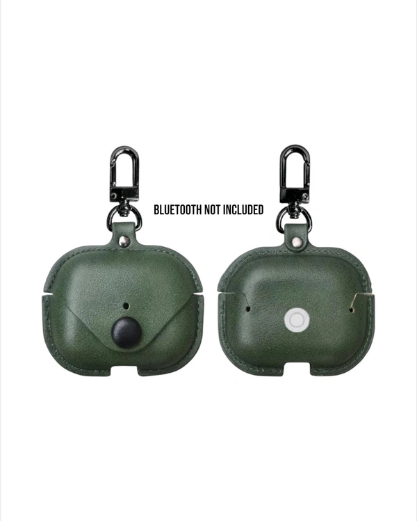 Airpods Pro leather Cover Case - Green