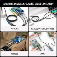 3 In 1 Charging Cable 100W