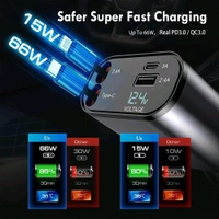 4 In 1 Car Charger 120W