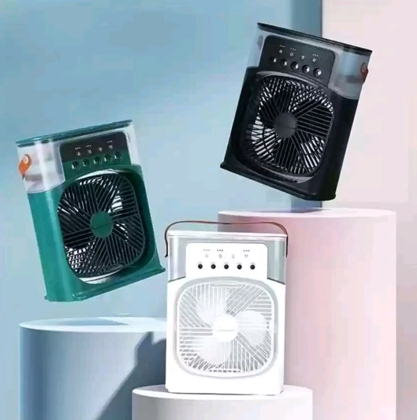 Portable Mini Air Cooler, Cooling Fan with Mist Humidifier