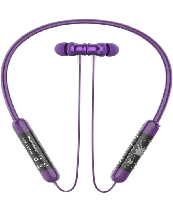 Boat Transparent Neckband Bluetooth - Electric Violet