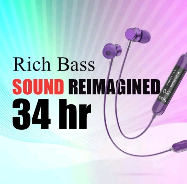 Boat Transparent Neckband Bluetooth - Electric Violet