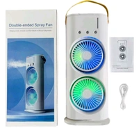 Portable Mini Air Cooler Fan, Glorial Star Double-Ended Spray
Cooling Fan with Mist Humidifier