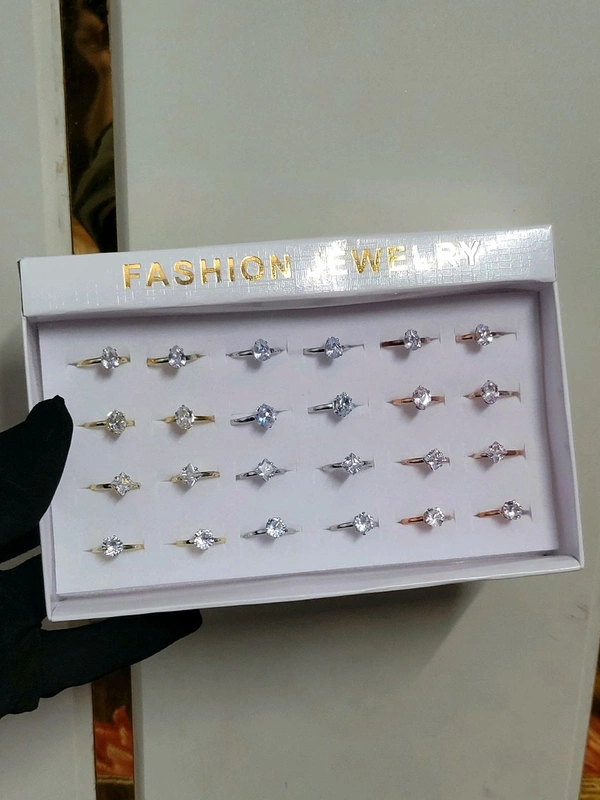 Alloy Ring For Women - Rose Gold