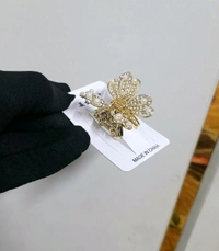 New Cute Stone Studded Butterfly Designed Hair Clip