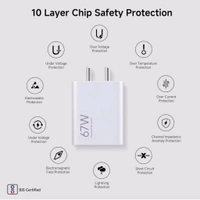 MI 67W Charger With Type-C Cable Original