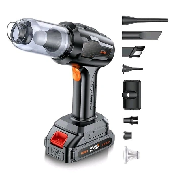 High Power Car Vacuum Cleaner Blow Up Pump Long Battery Wireless Household Small Vacuum Cleaner