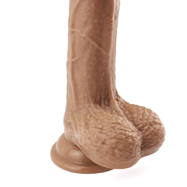 Realistic Dildo with Strong Two Layer Silicone Suction Cup - 10 inches