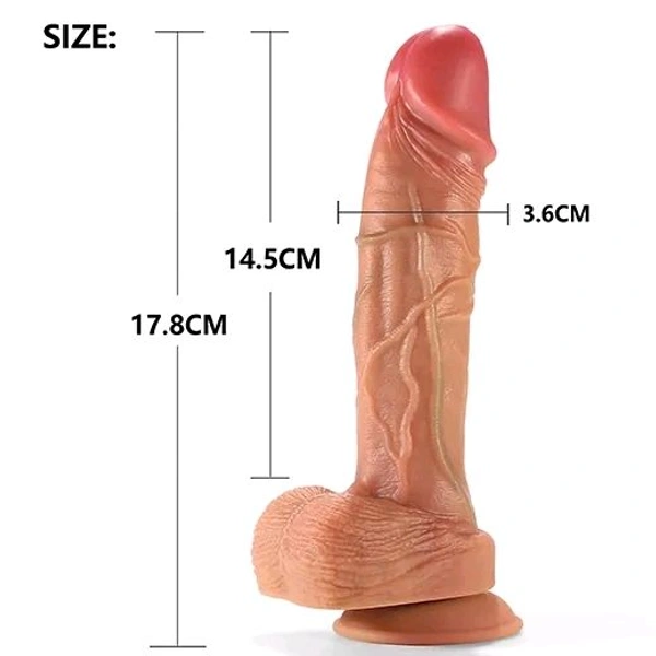 Liquid Realistic Dildo - 8 inches
