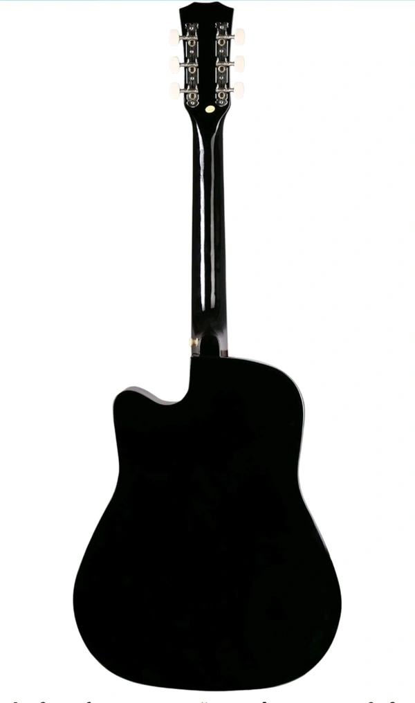Juârez Acoustic Guitar Kit, 38 Inch Cutaway, 038C with Bag, Strings, Pick and Strap, Black - Black
