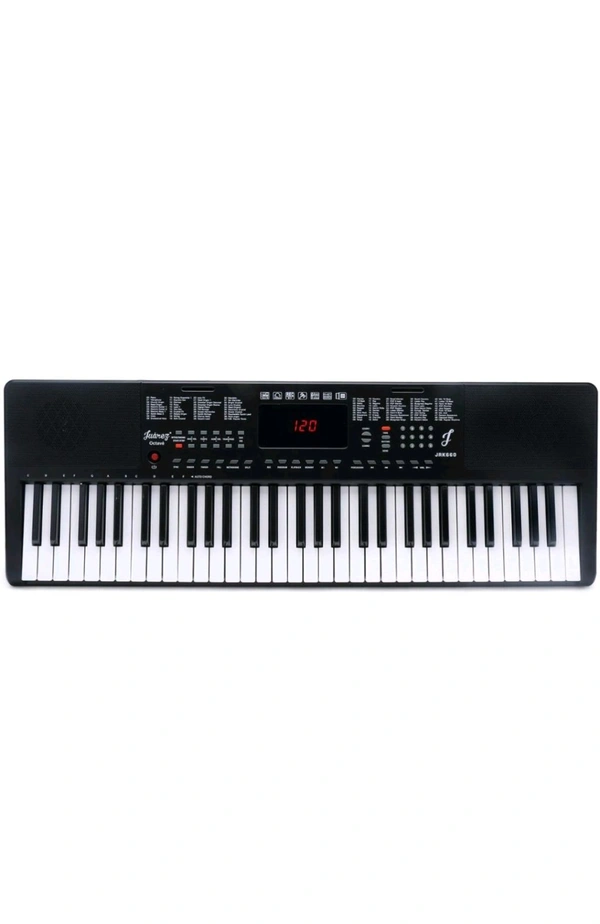 JUAREZ Octavé JRK660 61-Key Electronic Teaching Keyboard Piano with LED Display | Adapter | Key Note Stickers |Music Sheet Stand| 200 Rhythms | 200 Timbres |40 Demos|USB Output|8 Percussions, With MIC