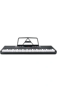 JUAREZ Octavé JRK660 61-Key Electronic Teaching Keyboard Piano with LED Display | Adapter | Key Note Stickers |Music Sheet Stand| 200 Rhythms | 200 Timbres |40 Demos|USB Output|8 Percussions, With MIC