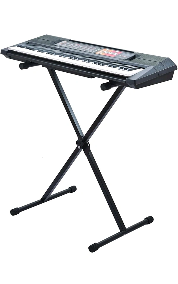 Adjustable Single Braced keyboard stand for Casio keyboard - Black