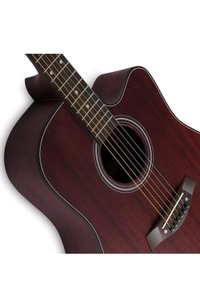 ALICE A206 Acoustic Guitar String Full Set, Staninless Steel Plain String, Copper Alloy Winding, (Phosphor Bronze Color) Anti-Rust Coating