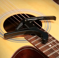Metal Guitar Capo black With 5 Picks