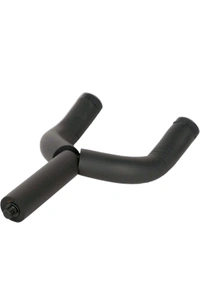 Flare Universal Wall Mount Guitar Hanger, Guitar Display Bracket Hanger Hook Holder Stand for Bass Electric Acoustic Guitar (Black) - Black