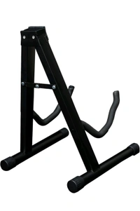 Electric, Bass, Acoustic Guitar Folding Stand - Black