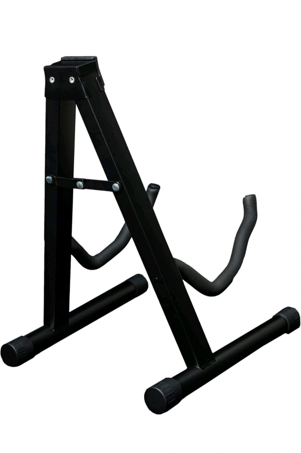 Electric, Bass, Acoustic Guitar Folding Stand - Black