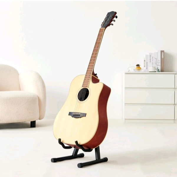 Electric, Bass, Acoustic Guitar Folding Stand - Black