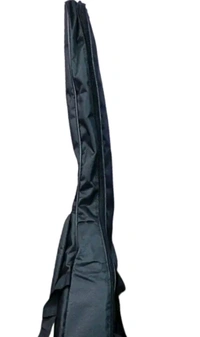 
FLARE Padded Guitar Bag with Single Big Pocket (Black) - Black
