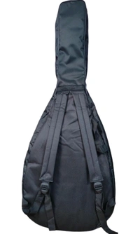 
FLARE Padded Guitar Bag with Single Big Pocket (Black) - Black