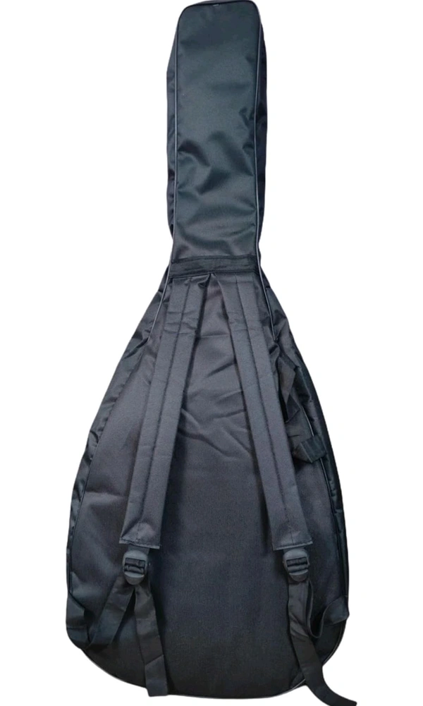 
FLARE Padded Guitar Bag with Single Big Pocket (Black) - Black