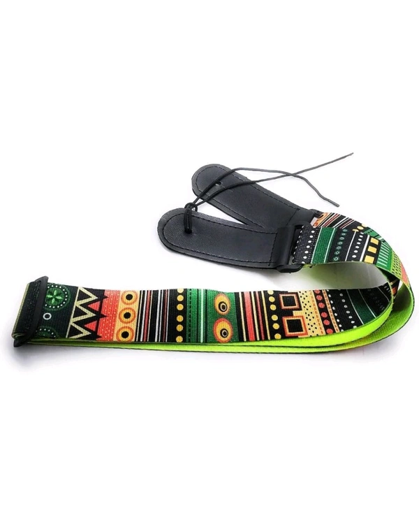 FLARE Adjustable designer Guitar Strap Belt, printed designer belt for Electric Guitar Belt for Acoustic Guitar Bass Guitar Classic Guitar
