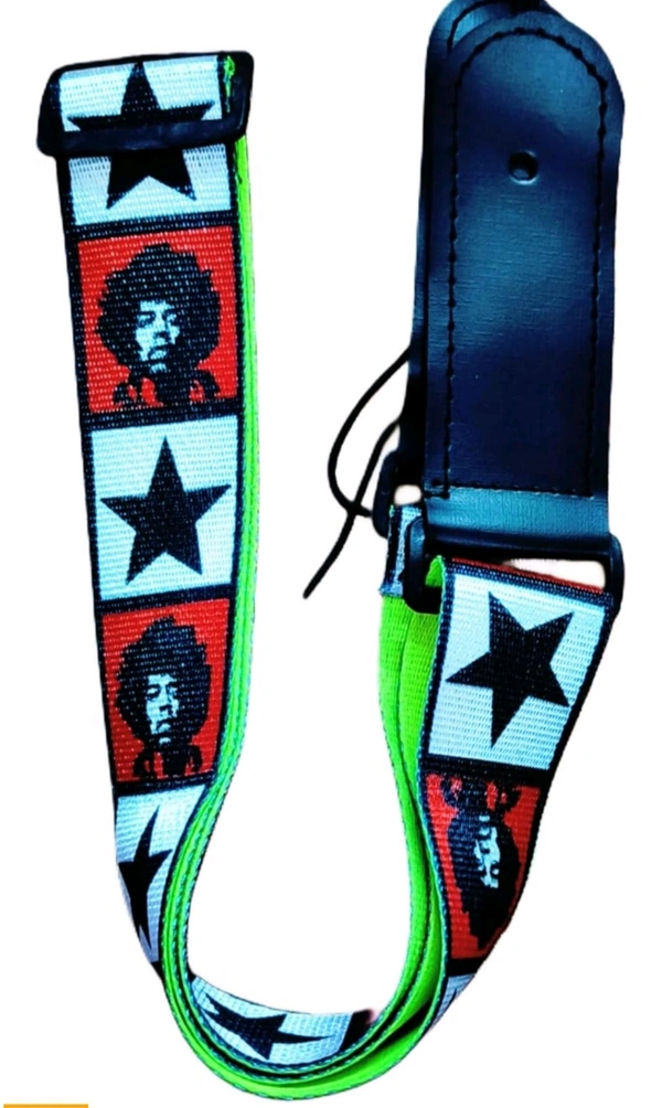 stylish adjustable Star Guitar strap