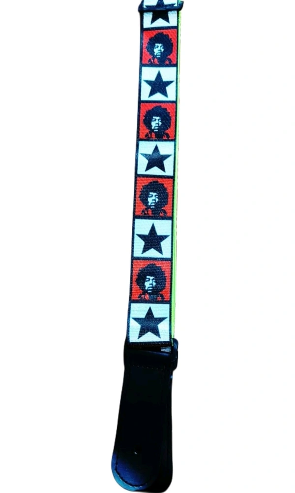stylish adjustable Star Guitar strap