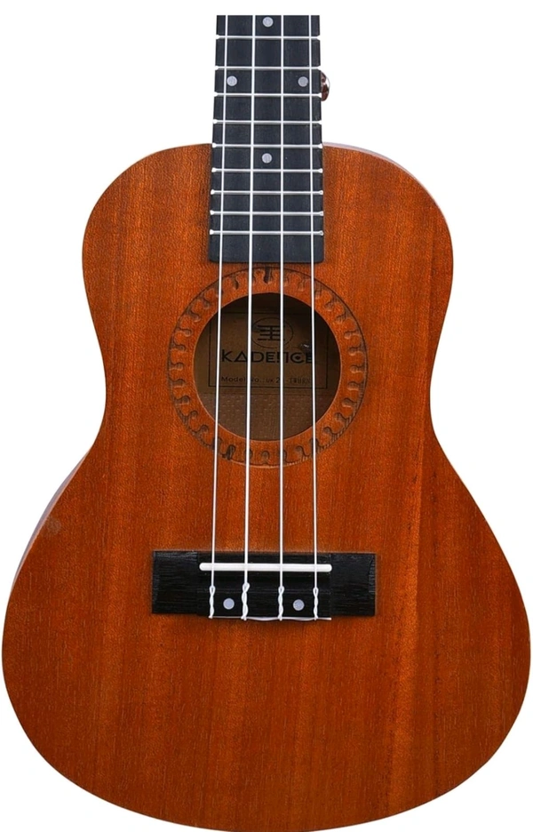 Kadence Concert Ukulele 23", Cinnamon Brown colour, fluorocarbon strings, matt finish with strap and bag (Spring Summer Collection of Ukuleles)
