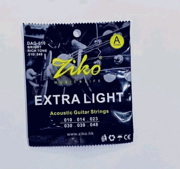 ZIKO Acoustic Guitar String. Extra Light.
