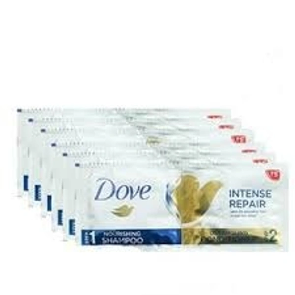 み*ち様 G-RAP【THE DOVE SHACK】【2 SCOOP】2枚セット Dove Intensive Repair Shampoo, 5ml Sachet - Pack of 64 : Amazon.in